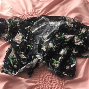 Flower crop top